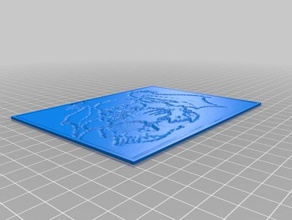 meu lithopane1 2d a arte personalizado 3d print model - Mito3D