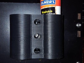 universal-dual-30mm jumbo-glue stick-Halter 3d Drucker - Zubehör 2020 Kleber Halter kossel 3d print model - Mito3D