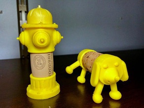 hidrant cork heykeller yangın söndürücü remixchallenge 3d print model - Mito3D