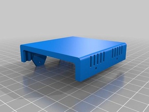 xlr parte superior de la caja electrónica personalizado 3d print model - Mito3D