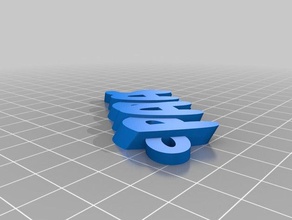 párrs organización personalizado 3d print model - Mito3D
