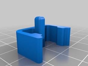 mounting distance clip 2020 t-nut m5 3d printer parts 3d print model - Mito3D