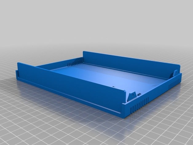 la base de caja l'électronique personnalisé 3D print model - Mito3D