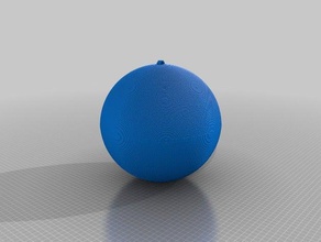 holle kerstbal 3d impressão 3d print model - Mito3D