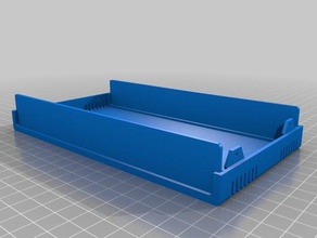 base de caja 18x10 la electrónica personalizado 3d print model - Mito3D