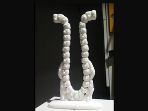 colonic crypt stand biology 3d print model - Mito3D