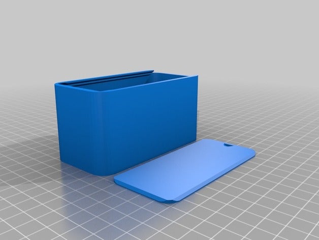 minha personalizado em volta tampa da caixa contentores 3D print model - Mito3D