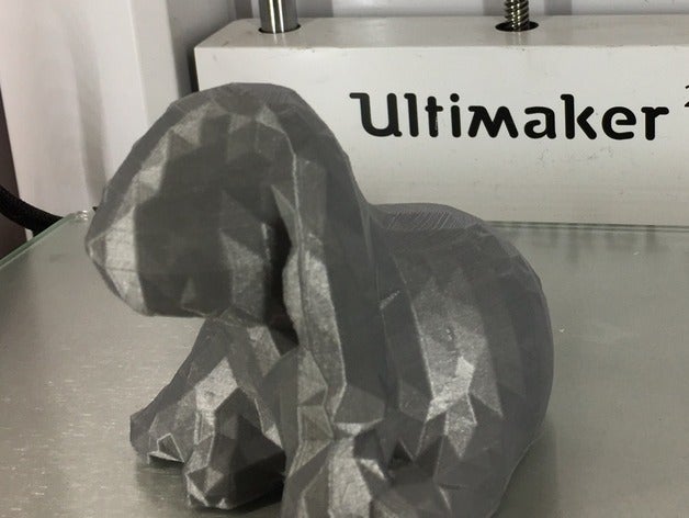 ducky-low-poly animals bunny lowpoly low poly 3D print model - Mito3D