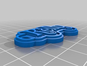 kelly keychain keychains customized 3d print model - Mito3D