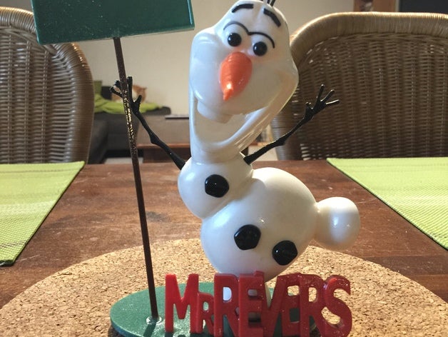 olaf modified people 3D print model - Mito3D