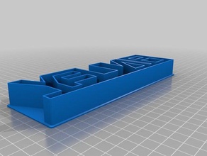 amy 3 cookie cutter kitchen dining customized 3d print model - Mito3D