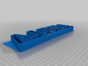 cheryl fuller-cookie-cutter Küche Essen angepasst 3d print model - Mito3D