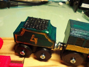 locomotora de vapor la licitación juguete juego accesorios brio ikea vía tren pista 3d print model - Mito3D
