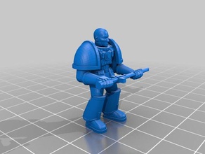 28mm astro warrior teste 2 pessoas 40k astartes astra o personagem figurine cavaleiro marinho miniatura modelo scifi espaço warhammer 3d print model - Mito3D