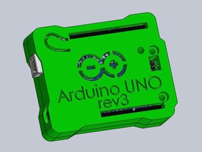 arduino uno caso rev1&rev3 3d impressão 3d print model - Mito3D
