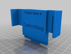 xiamoi redmi note 4 muelle de carga móvil teléfono personalizado 3d print model - Mito3D