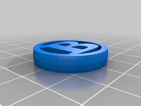 nuova lettera cerchio i segni loghi personalizzato 3d print model - Mito3D