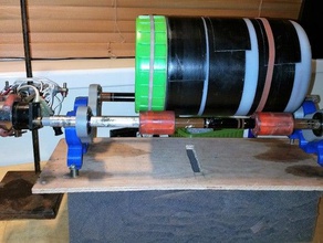 motor adaptörü parçalar rock tumbler 3d print model - Mito3D