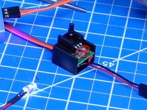 ddw rc mg995 servo esc interruptor de caso veículos 3d print model - Mito3D