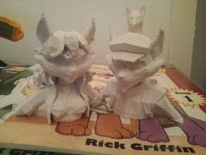 sly raccoon carmelita fox büstü video oyunlar antropomorphised polis playstation 2 hırsızlar trilogy oyunu 3d print model - Mito3D