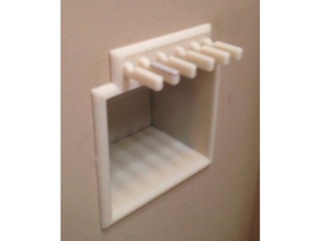 Einbauleuchten Wand-Seife, zahn-Bürste Halter Haushalt 3d print model - Mito3D