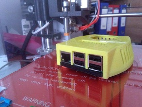 raspberry pi house electronics case 3d print model - Mito3D