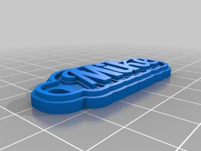 mike keychain keychains customized 3d print model - Mito3D