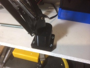 screw down desk lamp base replacement parts 3d print model - Mito3D