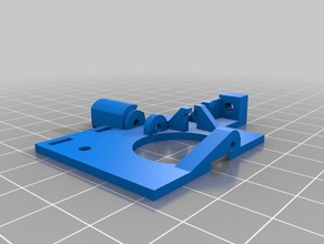 super-simples, a alimentação mecanismo de mola ajustável v2 3d impressora partes 3d print model - Mito3D