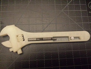fully assembled 3d printable wrench level bit storage tools remixchallenge leveling lever useful usefull 3d print model - Mito3D