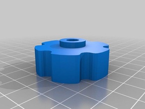14-20 thumberscrew Knopf groß - Ersatz Teile angepasst 3d print model - Mito3D