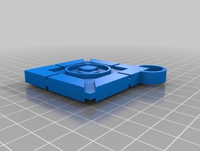 necklace charm square 2 3d printing 3d print model - Mito3D