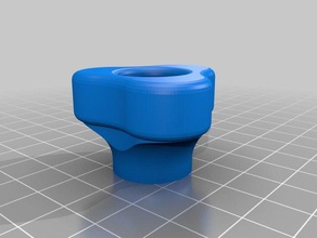 meu personalizados suaves curvas das estrelas botão de 31 partes 3d print model - Mito3D