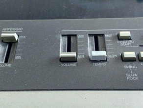 yamaha p-35p-55 clavier curseur de remplacement musique 3d print model - Mito3D