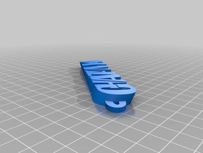 meine angepasste iamburnystext chaitanya Organisation 3d print model - Mito3D