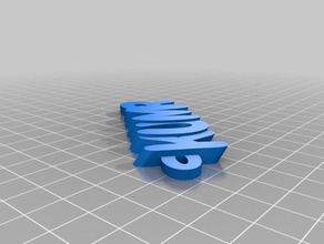 my customized iamburnystext kumar organization 3d print model - Mito3D