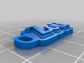 zoli kulcstart&oacute llaveros personalizado 3d print model - Mito3D