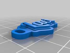 laci kulcstart&oacute keychains customized 3d print model - Mito3D