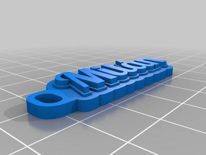 mil&aacuten kulcstart&oacute keychains customized 3d print model - Mito3D