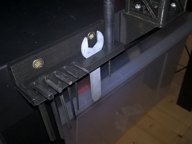 tarantula porta-v2 3d a impressora os acessórios chave allen tevo ferramentas 3D print model - Mito3D