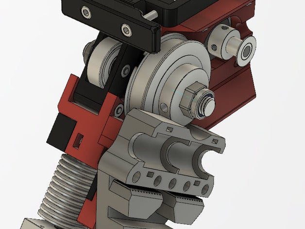 prusa universel x-transport 3d de l'imprimante pièces entraînement direct l'extrudeuse prusai3 i3 hephestos acier 3D print model - Mito3D