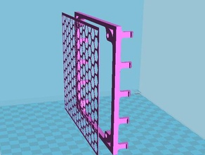 pc coolling fã de apoio optionnal gride computador acessórios 3d print model - Mito3D