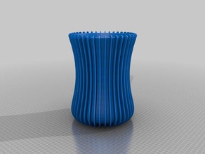 özelleştirilmiş bezier vazom matematik sanat 3d print model - Mito3D