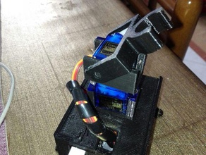 automatic laser gun construction toys cat toy remote 3d print model - Mito3D