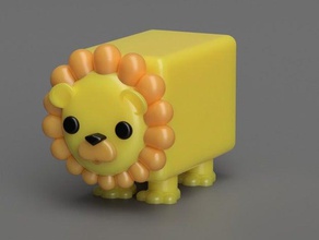 albert leão brinquedos jogos 3d print model - Mito3D