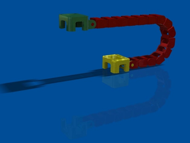 faites glisser la chaîne 3d de l'imprimante accessoires porte-câble 3D print model - Mito3D