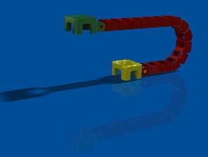 drag chain 3d printer accessories cable 3d print model - Mito3D