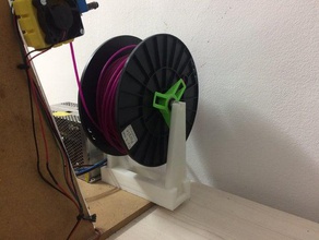 soporte rollo de filamento 3d la impresora accesorios 3d print model - Mito3D