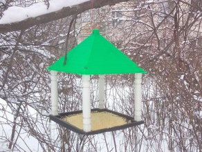 uccelli alimentatore sport all'aperto mangiatoia per 3d print model - Mito3D