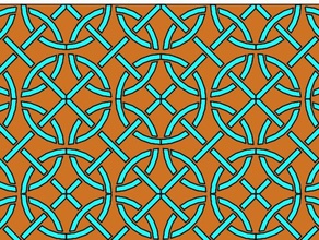 3d ceramic pattern template art tools ceramics clay embosser embossing fractal islamic patterns math 3d print model - Mito3D